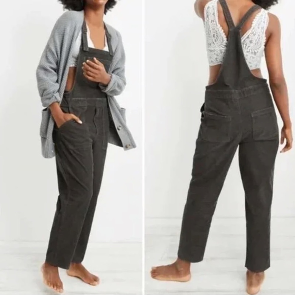 Aerie Werk and Play Corduroy Overalls